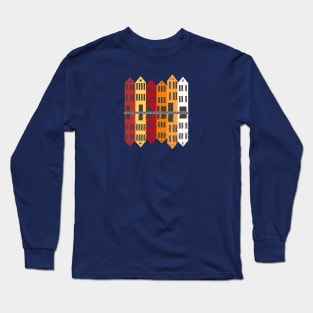 Wooden houses in Bergen Norway tshirt Long Sleeve T-Shirt